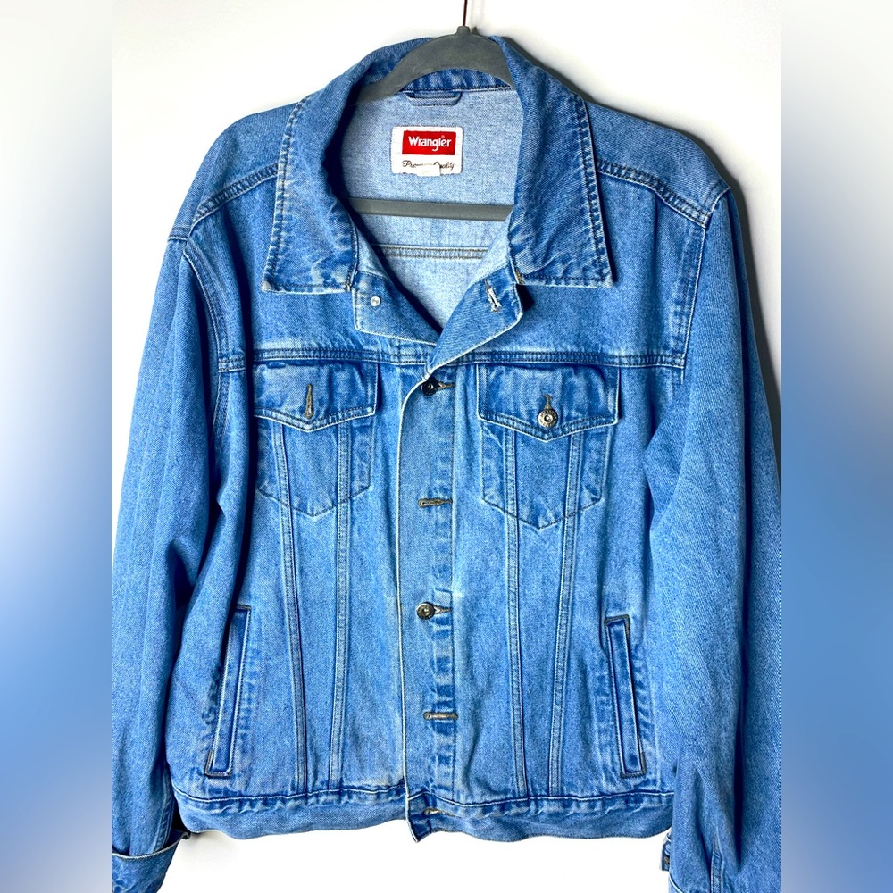 Mens Wrangler Thick Denim Jacket
